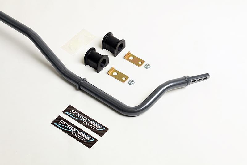 Progress Tech 2015+ Ford Mustang 4 Cyl/GT Rear Sway Bar (Tubular 25mm - Adjustable) - 62.0812