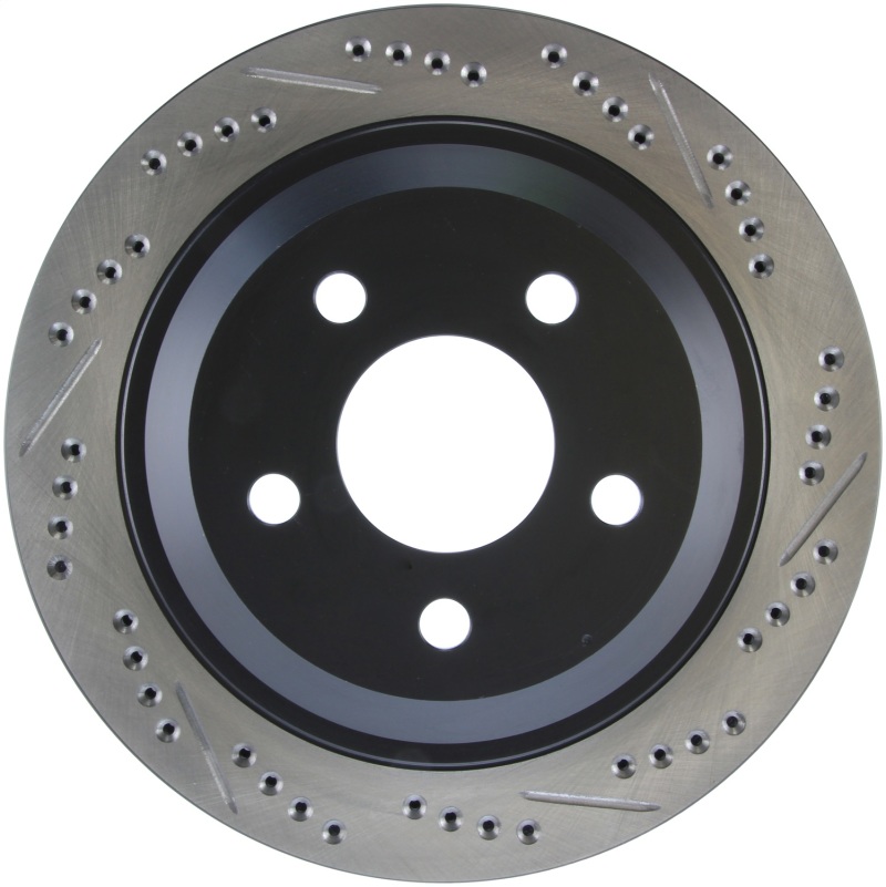 StopTech 98-02 Chevrolet Camaro / Pontiac Firebird/Trans Am Slotted & Drilled Rear Left Rotor - 127.62065L