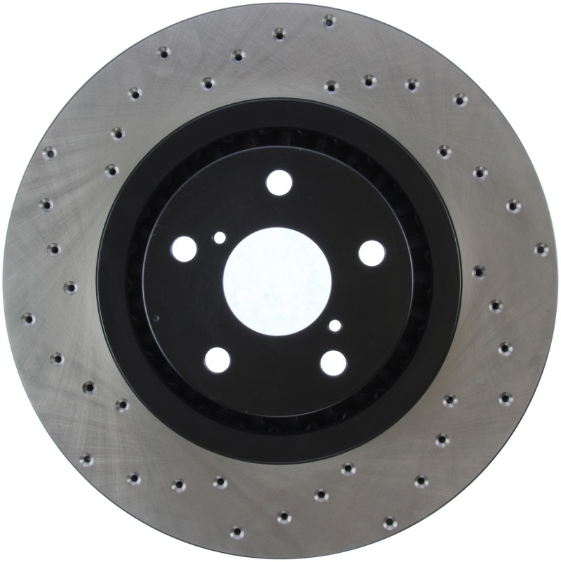 StopTech 06-09 Lexus IS350 / 07-08 GS350 2WD Drilled Right Front Rotor - 128.44137R