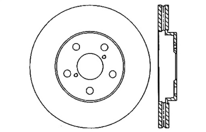 StopTech Drilled Sport Brake Rotor - 128.44140L