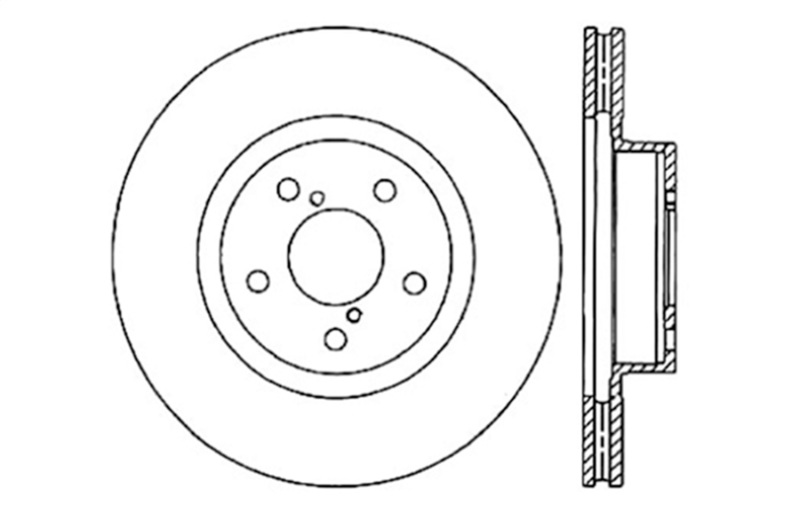 StopTech Drilled Sport Brake Cryo Rotor - 128.47021CR