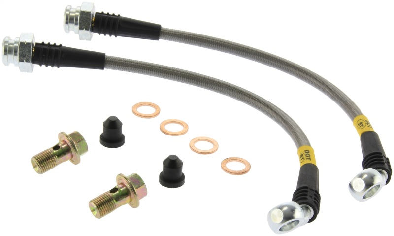 StopTech 90-96 Nissan 300ZX Stainless Steel BBK Rear Brake Lines - 950.42501