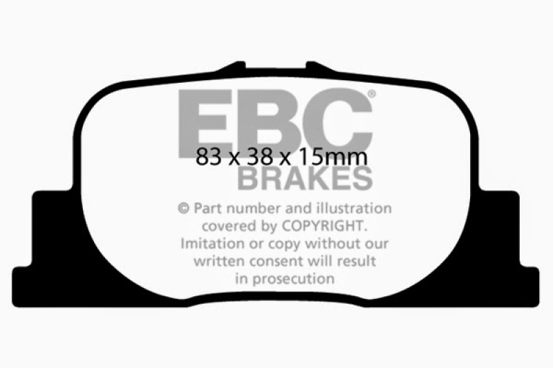 EBC 00-01 Lexus ES300 3.0 Redstuff Rear Brake Pads - DP31456C