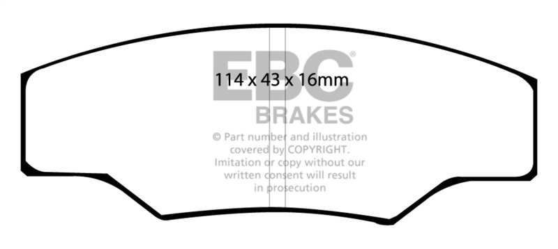 EBC Brakes Bluestuff Street and Track Day Brake Pads - DP5003NDX