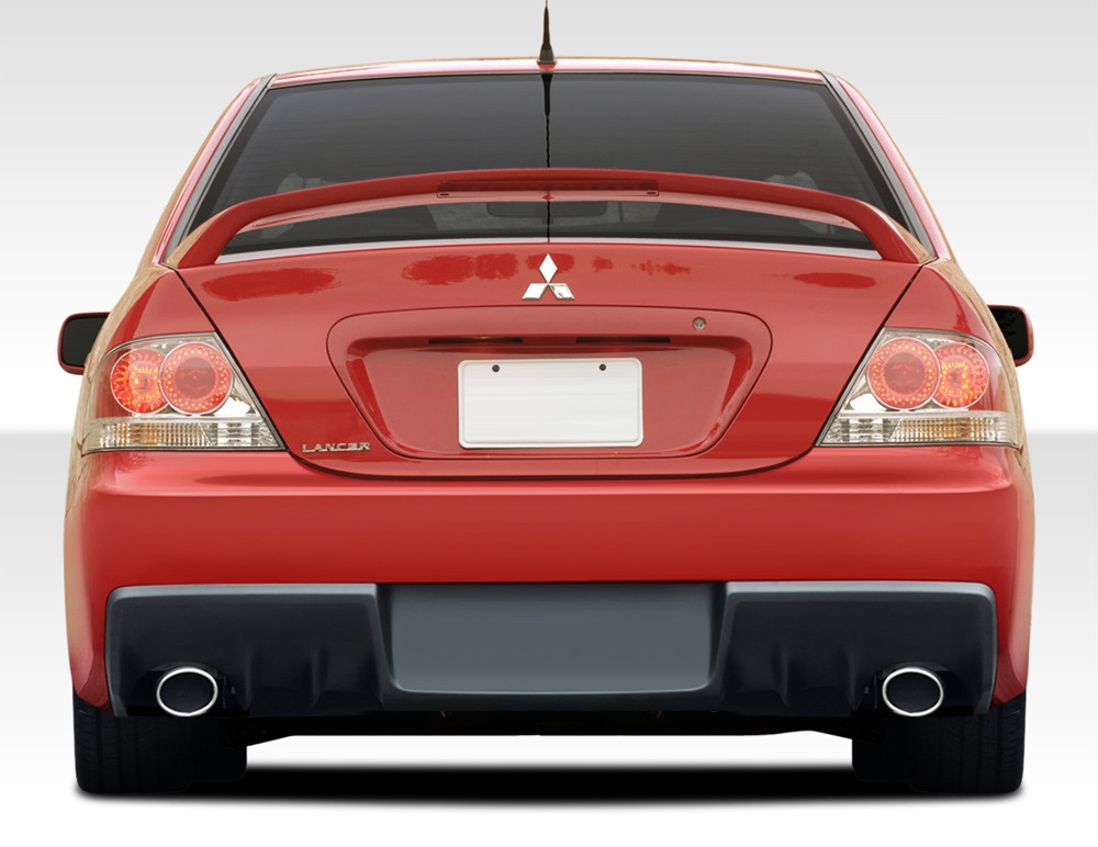 2004-2007 Mitsubishi Lancer Duraflex Evo X Look Rear Bumper Cover - 1 Piece (S)