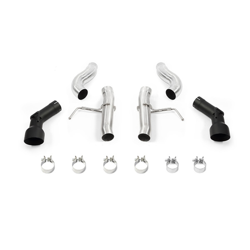 Mishimoto 2016+ Chevrolet Camaro 2.0T Dual-Tip Race Axle-Back Exhaust w/ Black Tips - MMEXH-CAM4-16ADTRBK