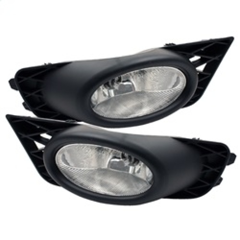 Spyder Honda Civic 09-11 4Dr OEM Fog Lights W/Switch- Clear FL-CL-HC09-4D-C - 5020697