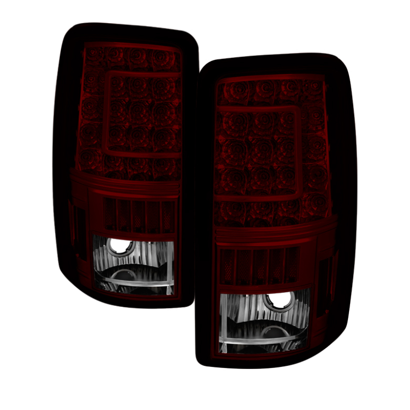 Xtune GMC Yukon Denali Xl 01-06 Version 2 C Shape LED Tail Lights Red Smoke ALT-ON-CD00-G2-LED-RS - 5081520