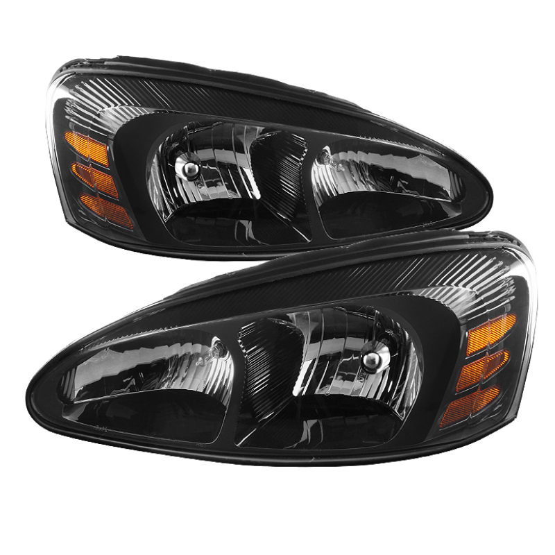 Xtune Pontiac Grand Prix 04-08 Crystal Headlights Black HD-JH-PGPRIX04-AM-BK - 9023637