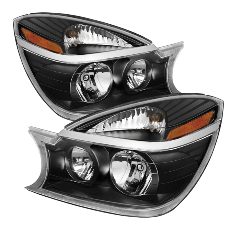 Xtune Buick RendezvoUS 04-05 Crystal Headlights Black HD-JH-BRE04-AM-BK - 9023774