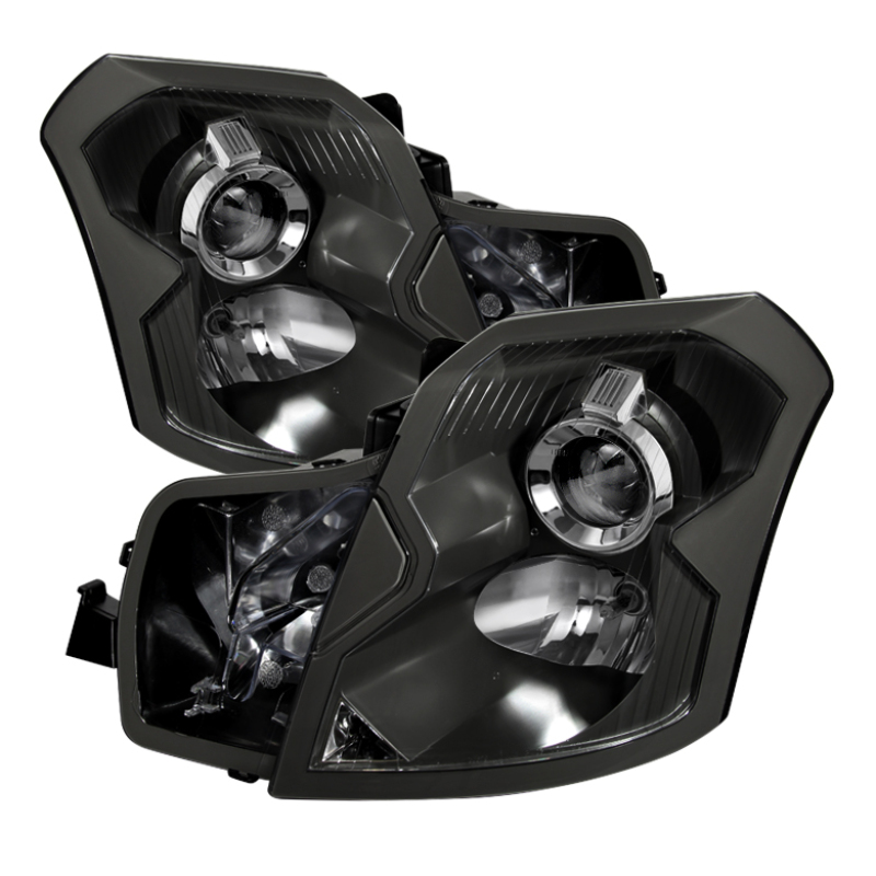 Xtune Cadillac Cts 03-07 Crystal Headlights Halogen Model Only OEM HD-JH-CCTS03-BK - 9023798