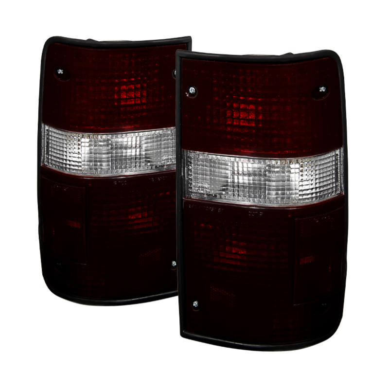 Xtune Toyota Pickup 89-95 OEM Style Tail Lights Red Smoked ALT-JH-TP89-OE-RSM - 9028977