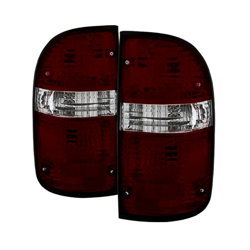 Xtune Toyota Tacoma 01-04 OEM Style Tail Lights Red Smoked ALT-JH-TTA01-OE-RSM - 9034268