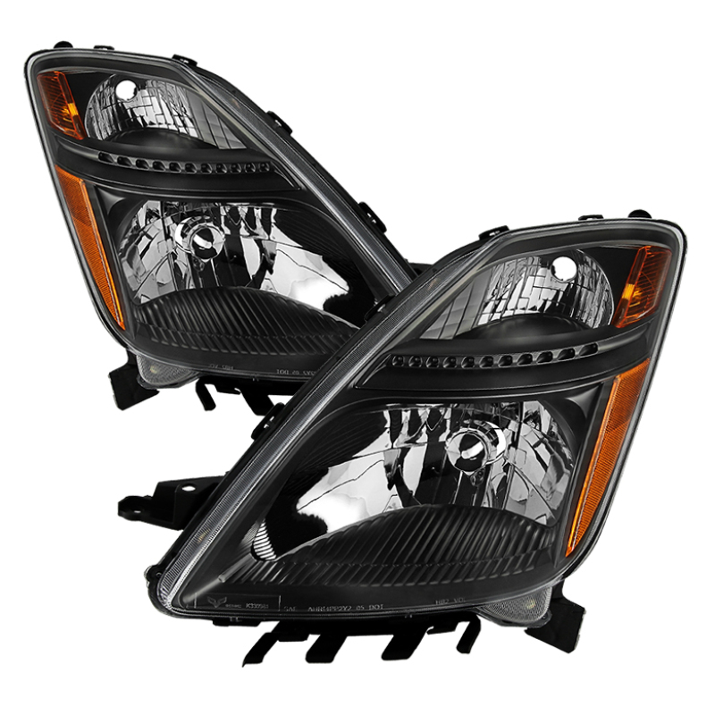xTune Toyota Prius Halogen Models Only 06-09 OEM Style Headlights - Black HD-JH-TPRI06-AM-BK - 9035968