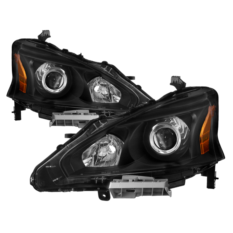 xTune Nissan Altima 13-15 4Dr OE Style Headlights - Black HD-JH-NA134D-AM-BK - 9937415