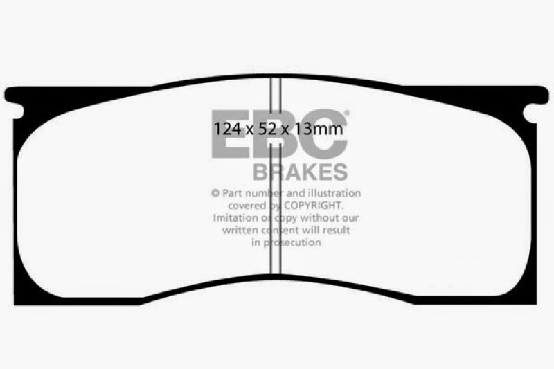 EBC 65-69 Dodge Dart 2.8 Redstuff Front Brake Pads - DP31157C