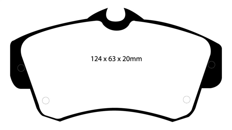 EBC 00-11 Chrysler PT Cruiser 2.4 Redstuff Front Brake Pads - DP31357C