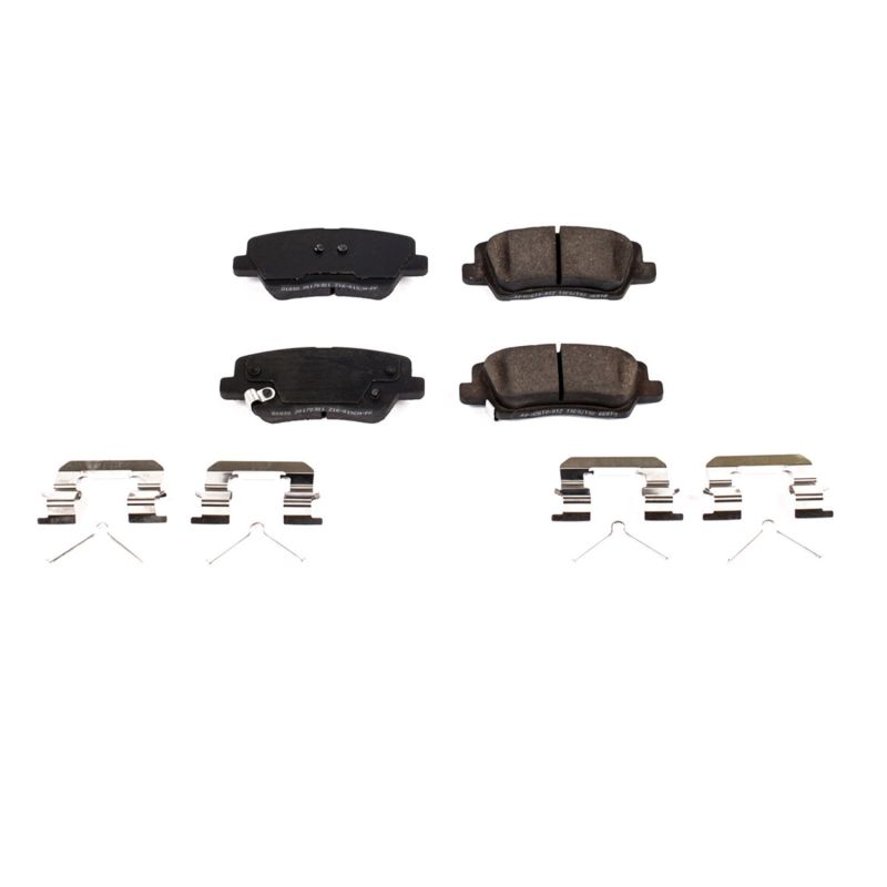 Power Stop 2016 Cadillac ATS Rear Z17 Evolution Ceramic Brake Pads w/Hardware - 17-1839