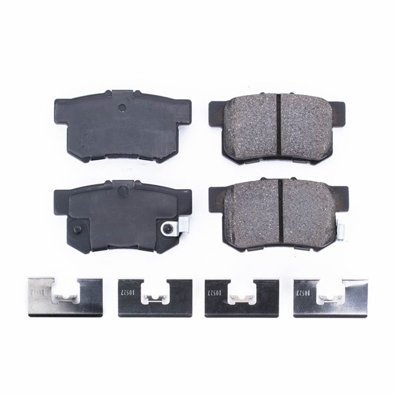 Power Stop 01-03 Acura CL Rear Z17 Evolution Ceramic Brake Pads w/Hardware - 17-536