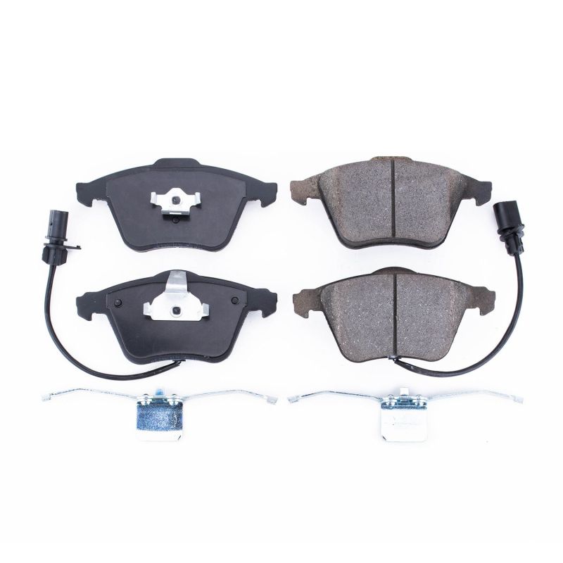 Power Stop 05-09 Audi A4 Front Z17 Evolution Ceramic Brake Pads w/Hardware - 17-915A