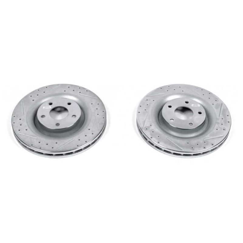 Power Stop 06-13 Chevrolet Corvette Front Evolution Drilled & Slotted Rotors - Pair - AR82113XPR