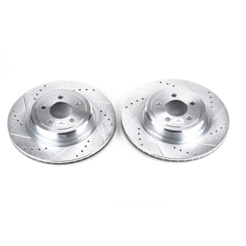 Power Stop 06-18 Dodge Charger Rear Evolution Drilled & Slotted Rotors - Pair - AR8371XPR