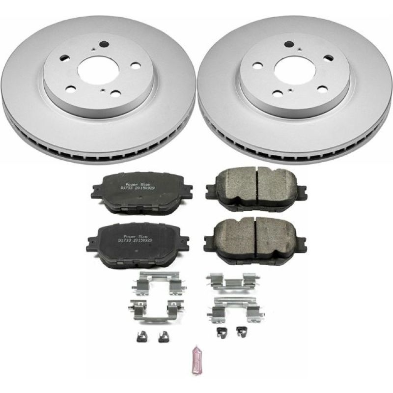 Power Stop 14-15 Lexus IS250 Front Z17 Evolution Geomet Coated Brake Kit - CRK6990