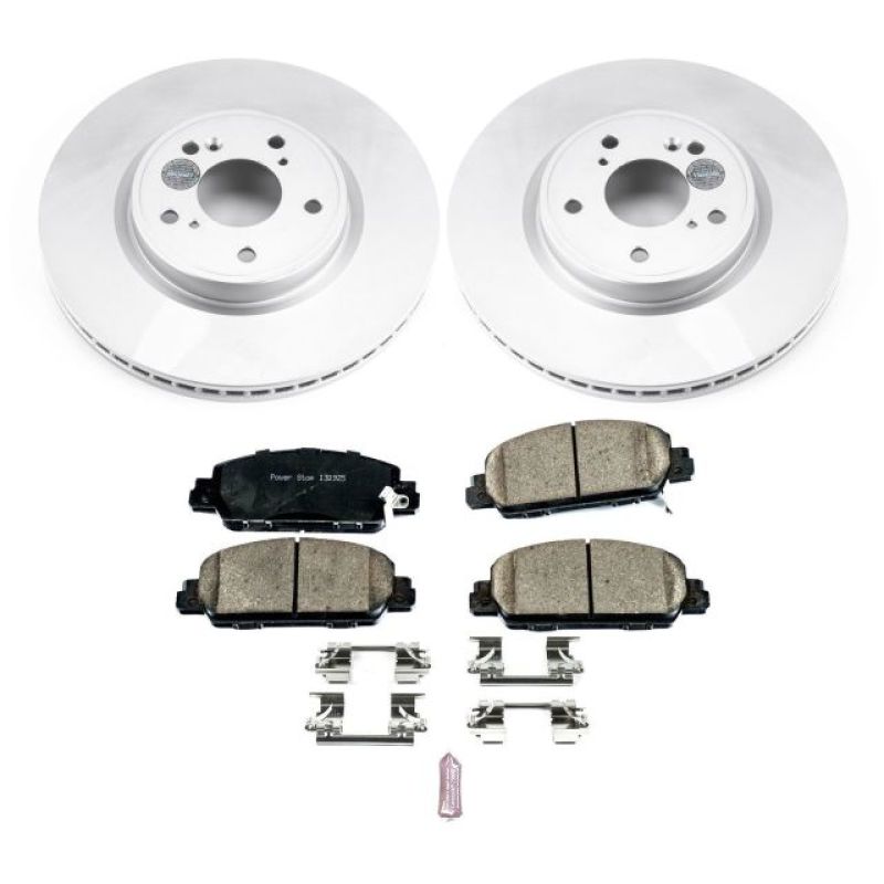 Power Stop 18-19 Honda Accord Front Z17 Evolution Geomet Coated Brake Kit - CRK8165