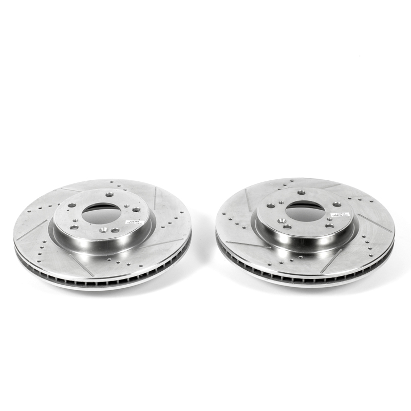 Power Stop 13-19 Honda Accord Front Evolution Drilled & Slotted Rotors - Pair - JBR1571XPR
