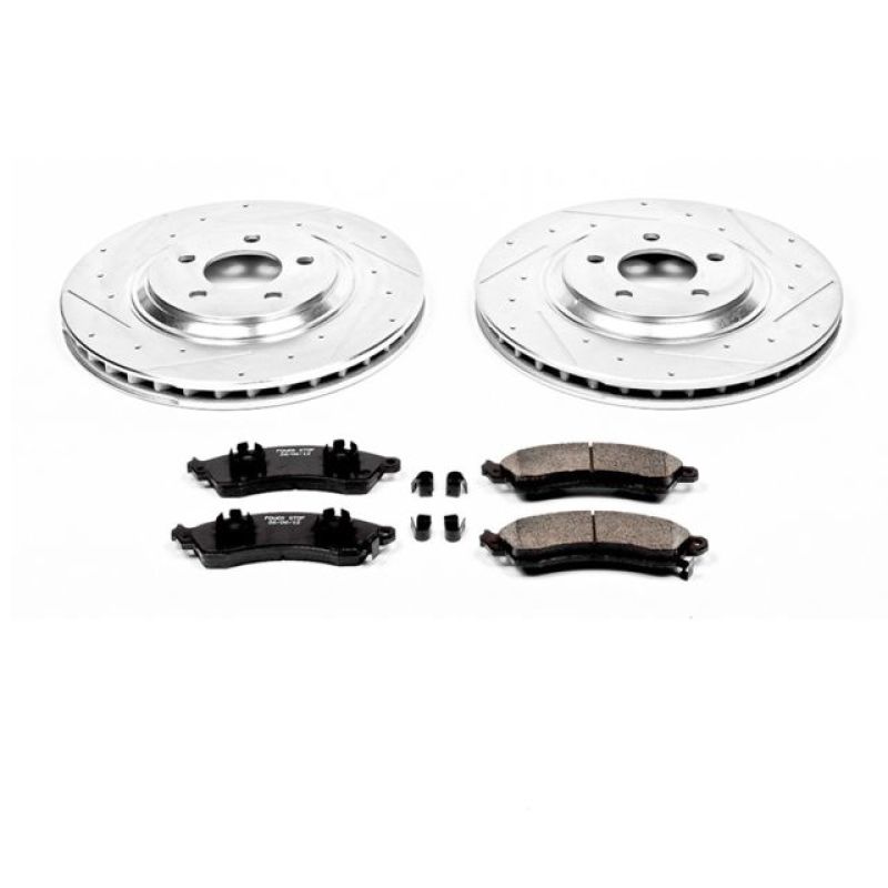 Power Stop 94-99 Ford Mustang Front Z23 Evolution Sport Brake Kit - K1304