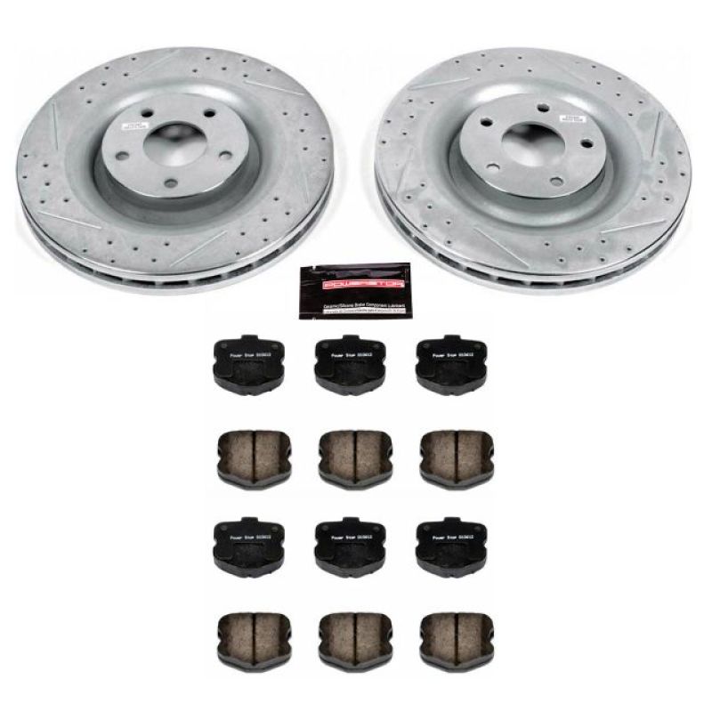 Power Stop 06-13 Chevrolet Corvette Front Z23 Evolution Sport Brake Kit - K1444