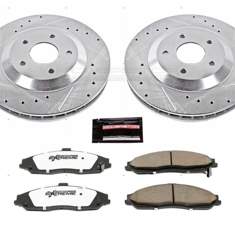 Power Stop 2004 Cadillac XLR Front Z26 Street Warrior Brake Kit - K1559-26
