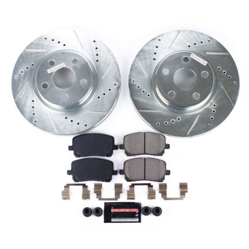 Power Stop 03-08 Pontiac Vibe Front Z23 Evolution Sport Brake Kit - K2316