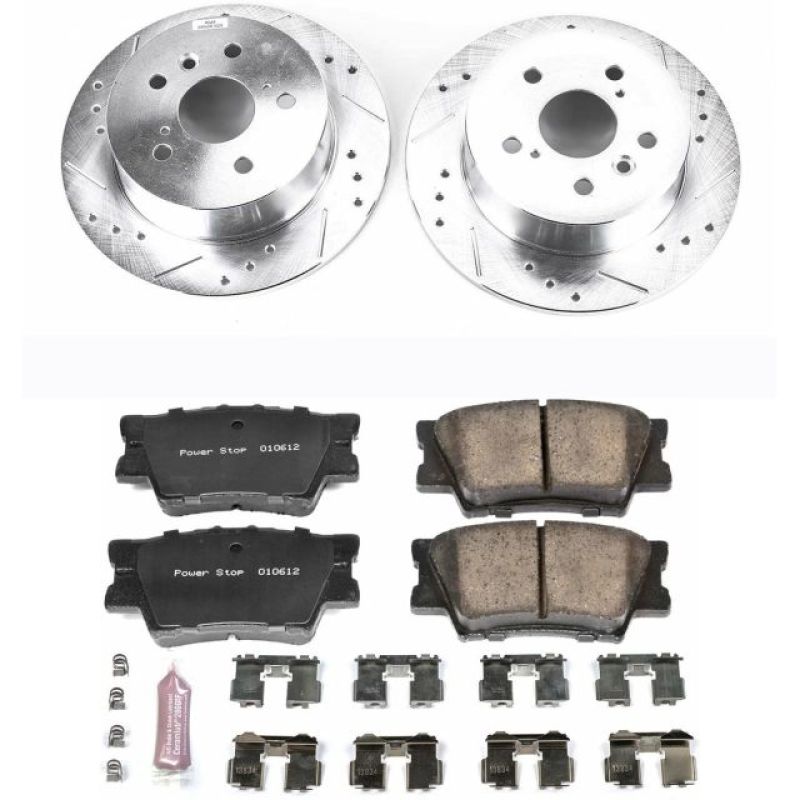 Power Stop 07-12 Lexus ES350 Rear Z23 Evolution Sport Brake Kit - K3068