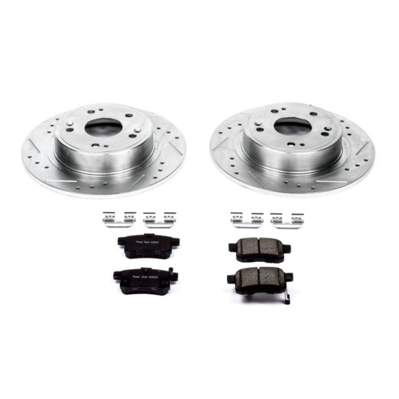 Power Stop 09-10 Acura TSX Rear Z23 Evolution Sport Brake Kit - K3127