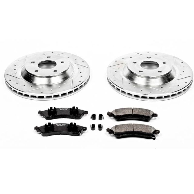 Power Stop 88-96 Chevrolet Corvette Front Z23 Evolution Sport Brake Kit - K4913