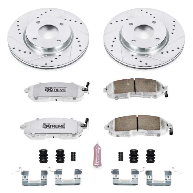 Power Stop 09-14 Nissan Cube Front Z26 Street Warrior Brake Kit - K5817-26