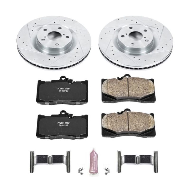 Power Stop 09-11 Lexus GS350 Front Z23 Evolution Sport Brake Kit - K5868