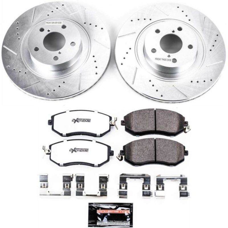 Power Stop 13-16 Scion FR-S Front Z26 Street Warrior Brake Kit - K6082-26