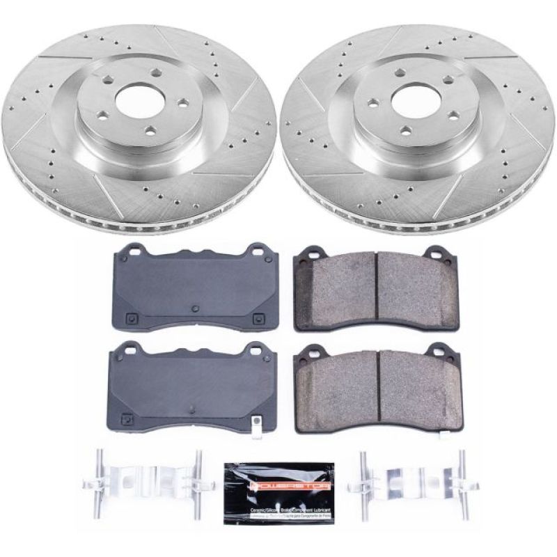 Power Stop 16-18 Ford Focus Front Z23 Evolution Sport Brake Kit - K7318