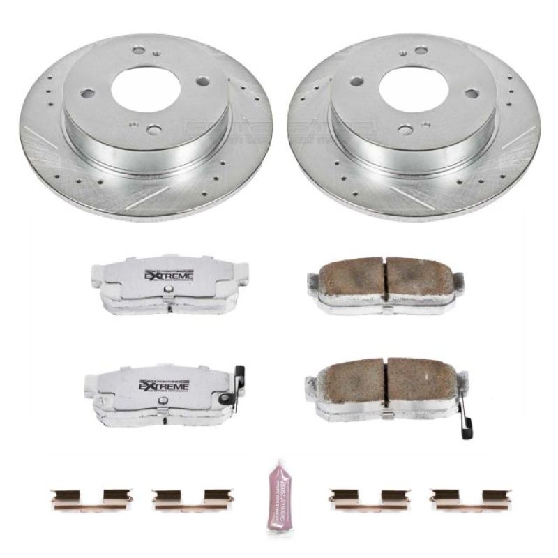 Power Stop 91-96 Infiniti G20 Rear Z26 Street Warrior Brake Kit - K740-26