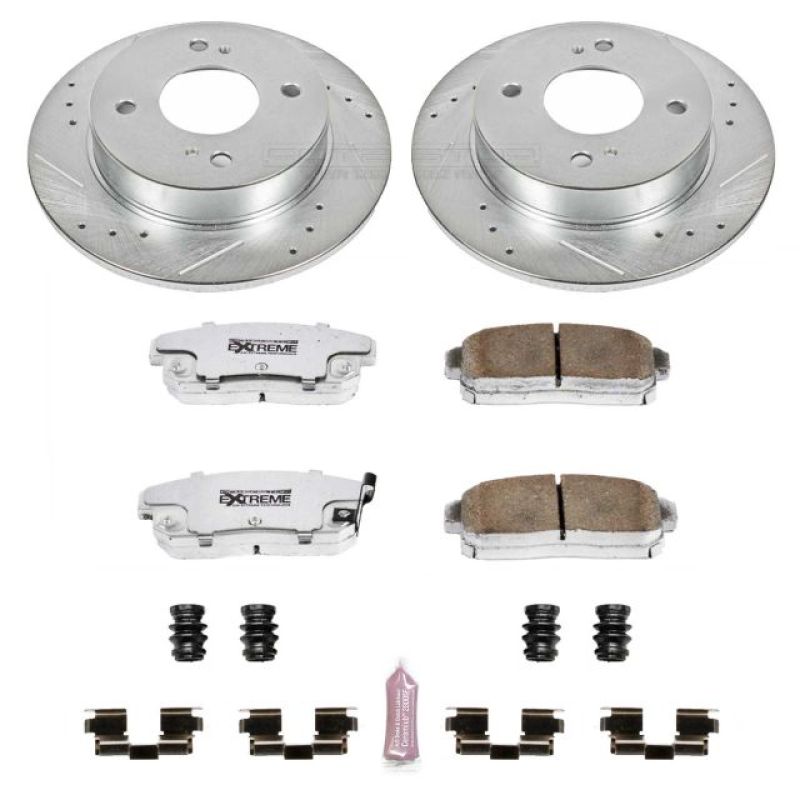Power Stop 01-02 Infiniti G20 Rear Z26 Street Warrior Brake Kit - K741-26
