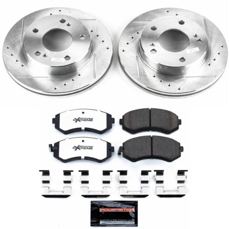 Power Stop 94-96 Nissan 240SX Front Z26 Street Warrior Brake Kit - K754-26