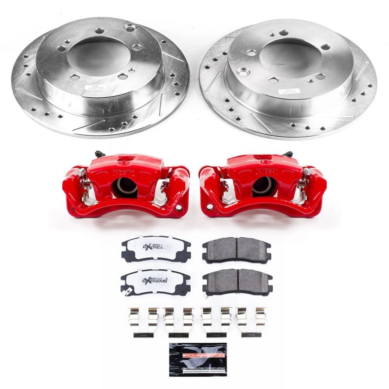 Power Stop 95-05 Chrysler Sebring Rear Z26 Street Warrior Brake Kit w/Calipers - KC1203-26