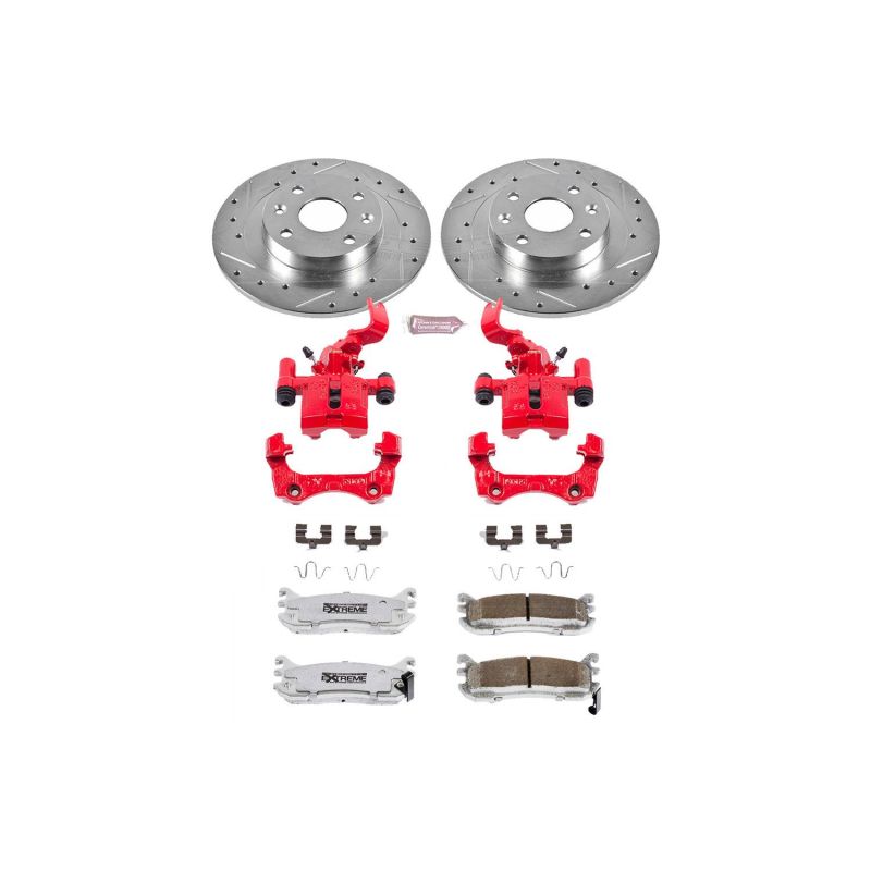 Power Stop 94-97 Mazda Miata Rear Z26 Street Warrior Brake Kit w/Calipers - KC772-26
