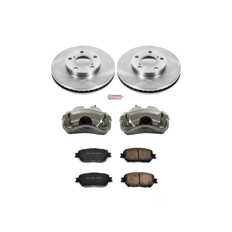Power Stop 02-06 Toyota Camry Front Autospecialty Brake Kit w/Calipers - KCOE1064