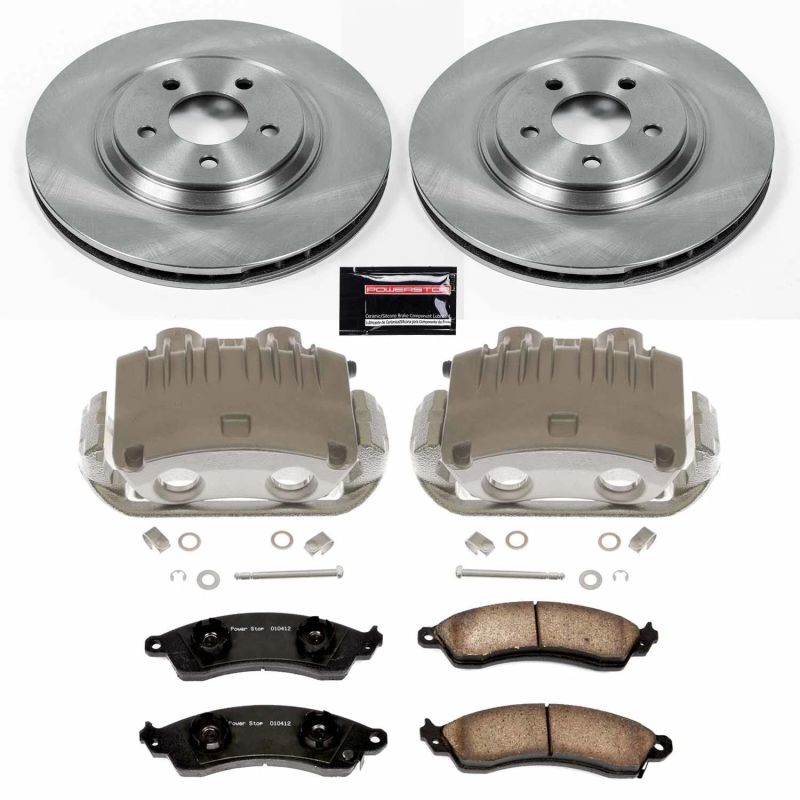 Power Stop 98-94 Ford Mustang Front Autospecialty Brake Kit w/Calipers - KCOE1304D