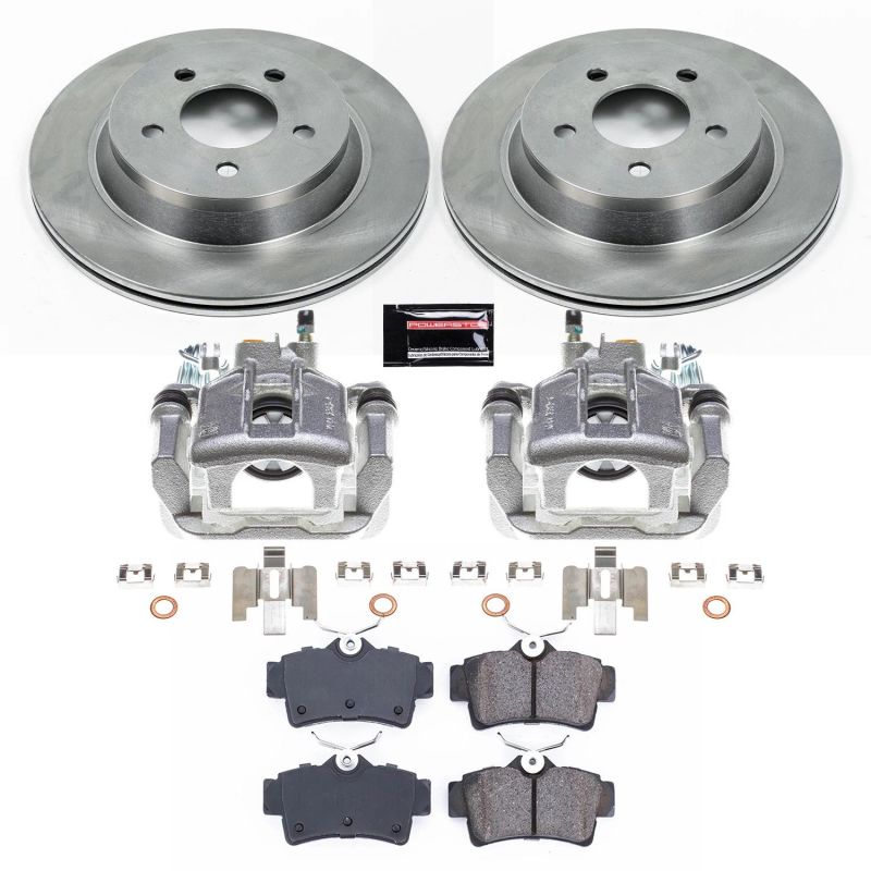 Power Stop 94-99 Ford Mustang Rear Autospecialty Brake Kit w/Calipers - KCOE1306A