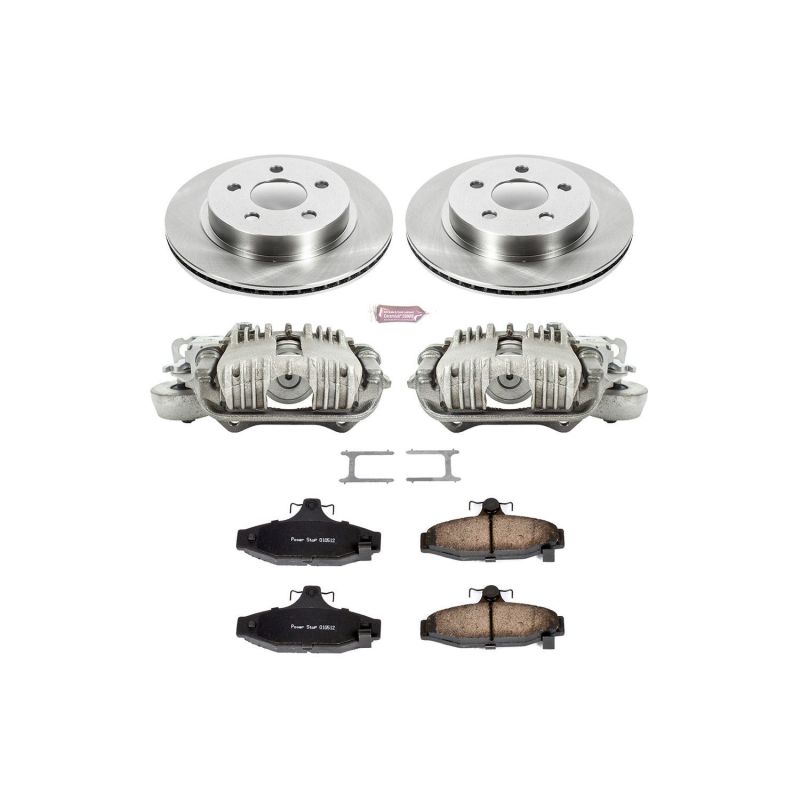 Power Stop 93-97 Chevrolet Camaro Rear Autospecialty Brake Kit w/Calipers - KCOE1531