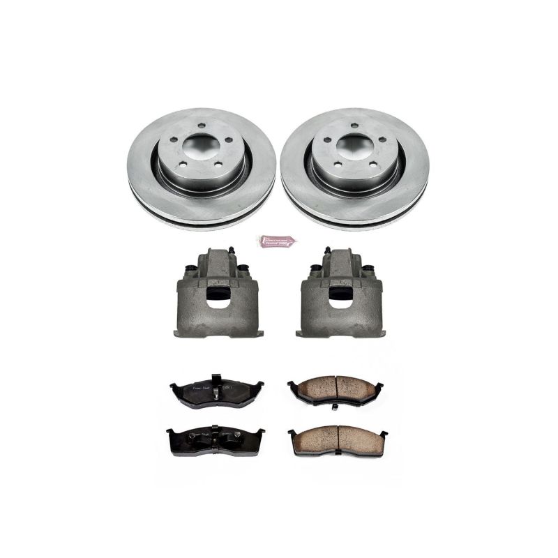 Power Stop 99-02 Chrysler 300M Front Autospecialty Brake Kit w/Calipers - KCOE1700
